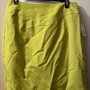 WORTHINGTON CITRONEL GREEN SKIRT WITH SIZE 10